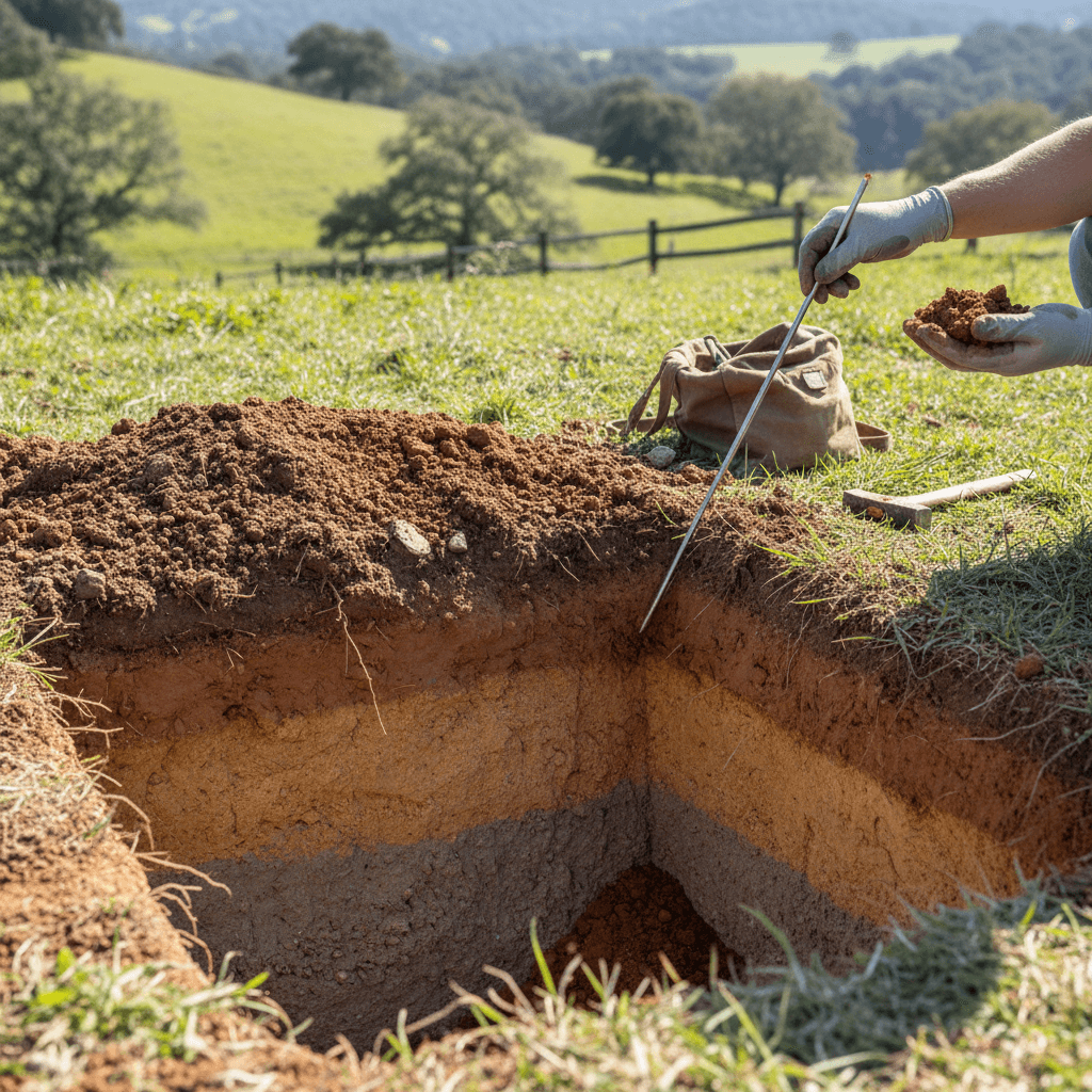 Soil analysis and site assessment