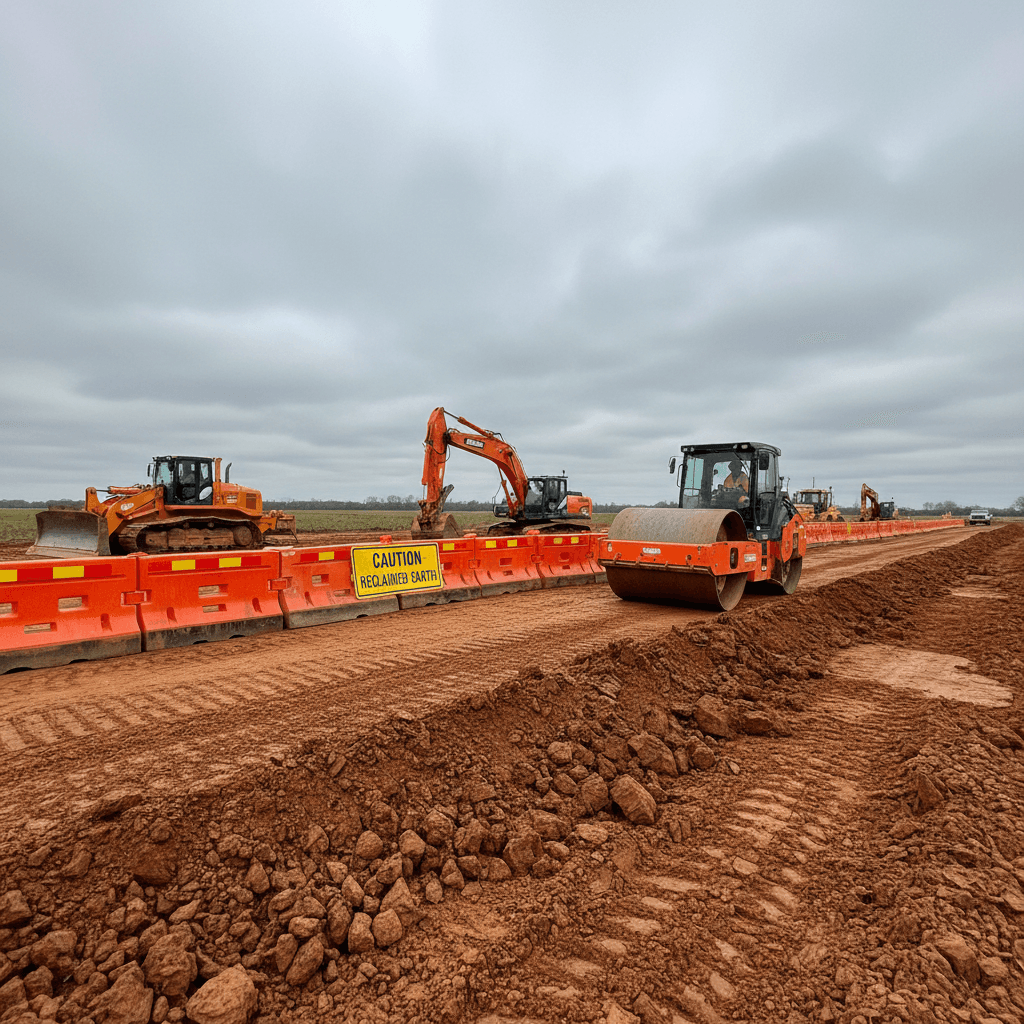 Trench backfill and restoration